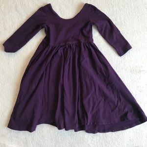 Alice and Ames girls size 6 eggplant dress